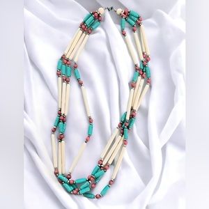 Handmade Turquoise Howlite & Necklace